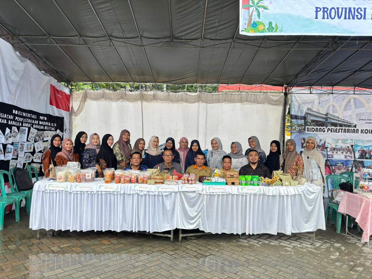 Ikuti Festival Literasi Provinsi 2025, DPK Bangka Barat Libat Desa Penerima Manfaat Program TPBIS