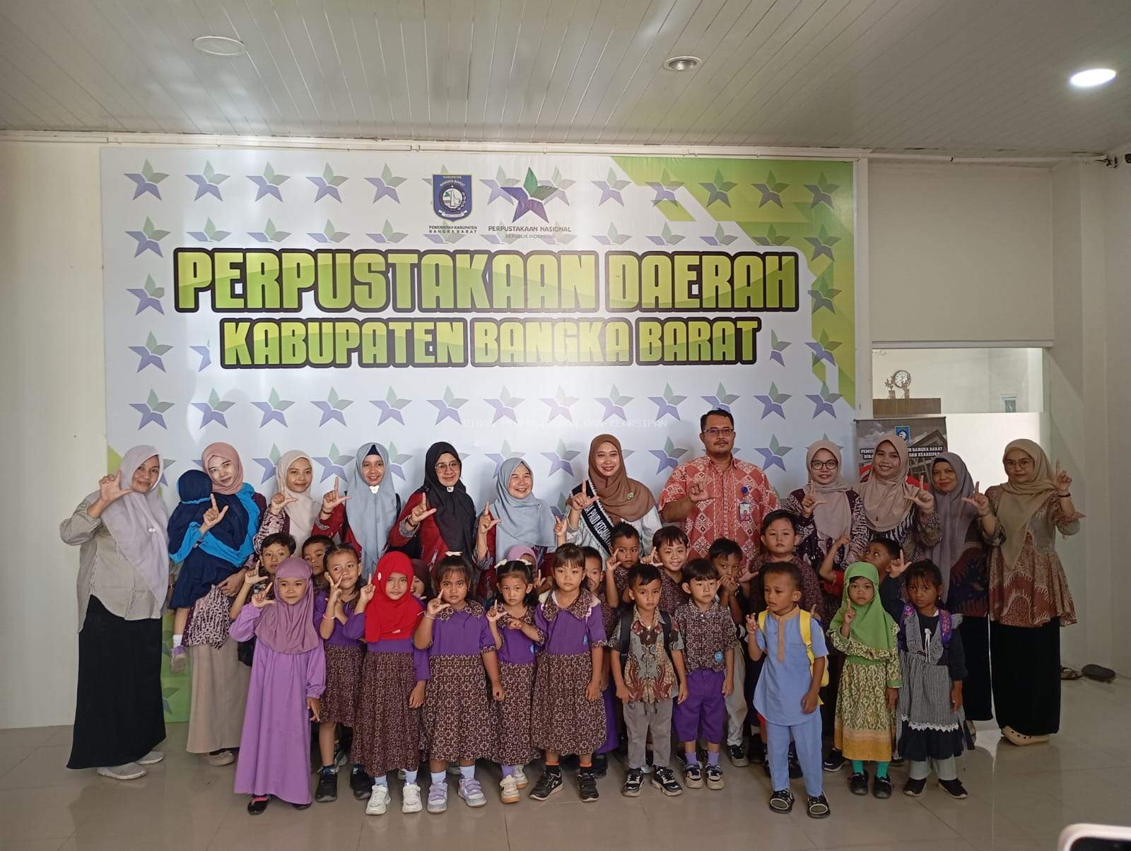 Kunjungi Perpusda, Bunda PAUD Dorong Peningkatan Minat Baca Anak di Bangka Barat