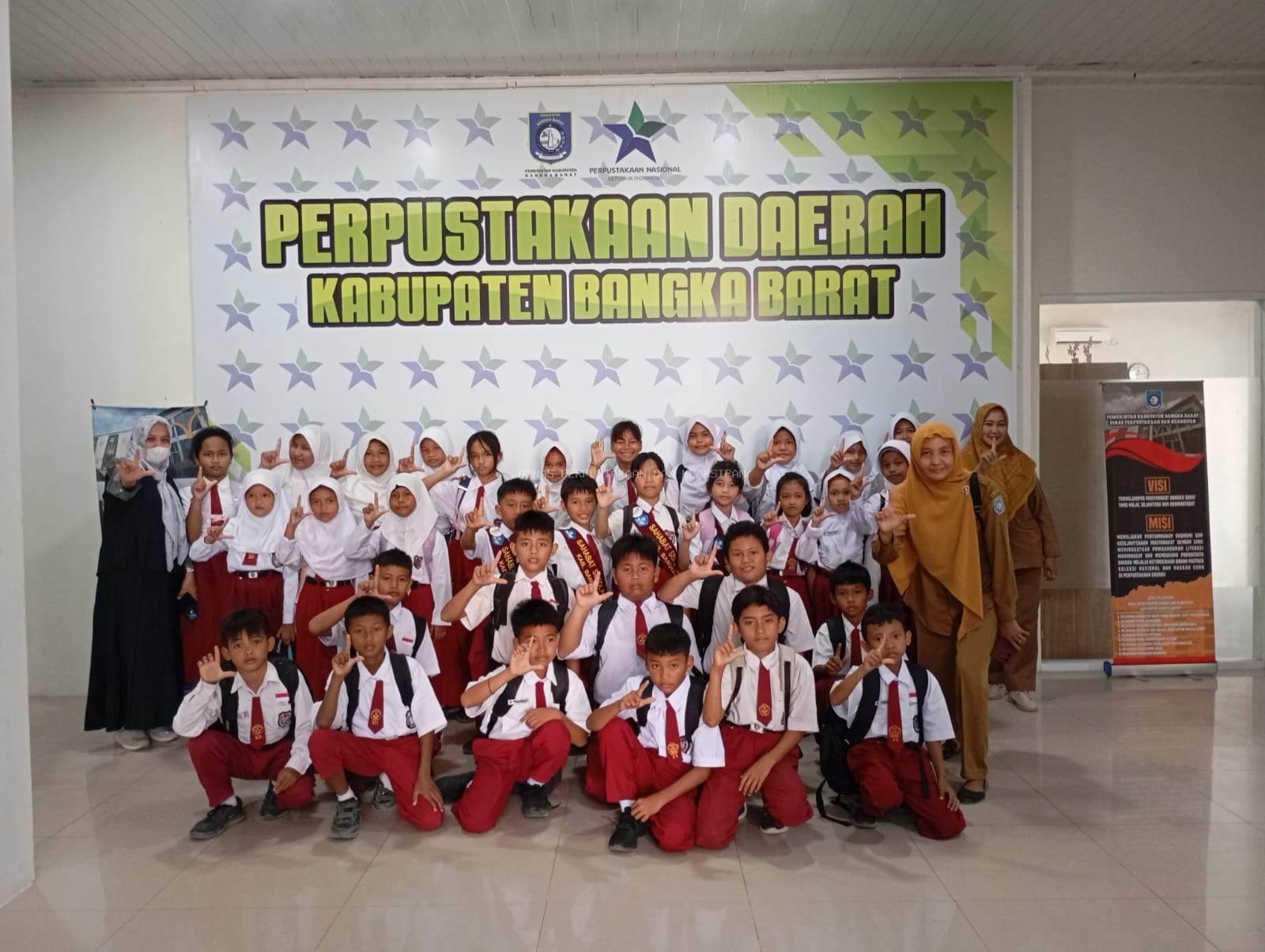 Perpusda Babar Terima Kunjungan Siswa Sahabat Sekolah Dasar Negeri 23 Mentok